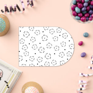 Invitaciones Acrílicas Carpeta de cumpleaños con flores personalizadas