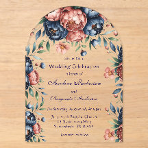 Celebración de boda de madera de peonía de cobre y