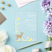 Chorreada Floral Niña Baby Shower