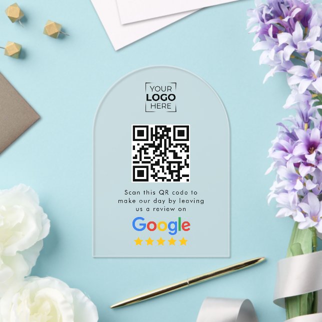 Invitaciones Acrílicas Código QR de reseñas de Google Reseña empresarial  (Insitu (Boda))