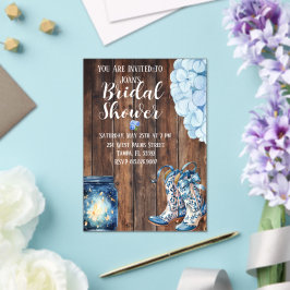 Invitaciones Acrílicas Country Bridal Shower Invitation 