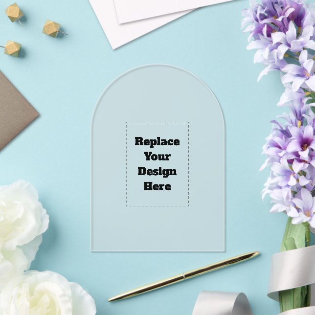 Invitaciones Acrílicas Crea tu propio blanco  (Insitu (Boda))
