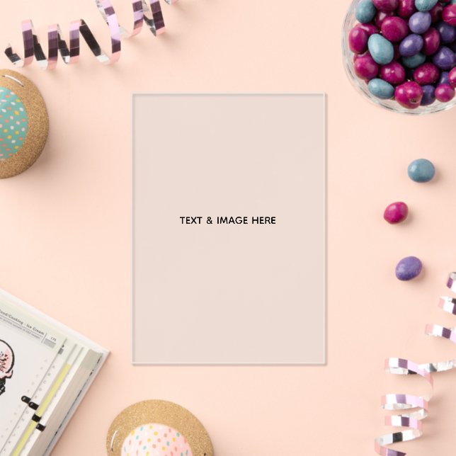 Invitaciones Acrílicas Crea tu propio blanco (Insitu (Celebración))