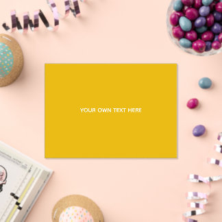 Invitaciones Acrílicas Crea tu propio diseño personalizado amarillo