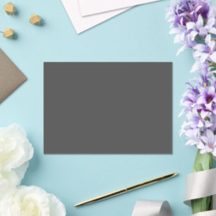 Invitaciones Acrílicas Crea tu propio diseño personalizado gris oscuro