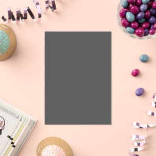 Invitaciones Acrílicas Crea tu propio diseño personalizado gris oscuro