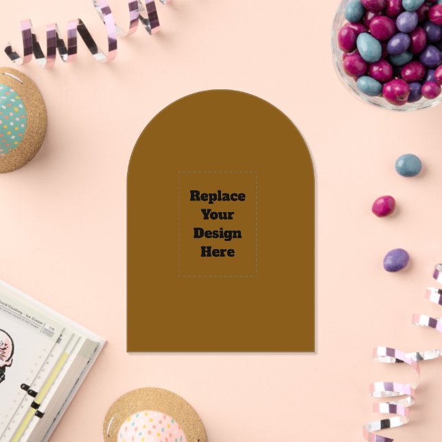 Invitaciones Acrílicas Crea tu propio marrón (Insitu (Celebración))