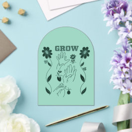 Invitaciones Acrílicas Crecer - Diseño ASL