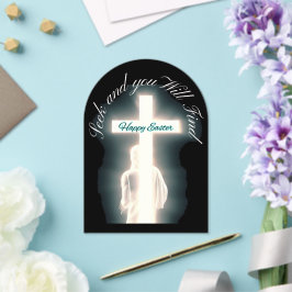 Invitaciones Acrílicas Cristo se levanta en Pascua