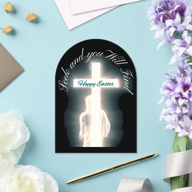 Invitaciones Acrílicas Cristo se levanta en Pascua (Insitu (Boda))