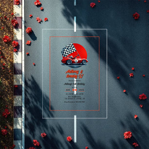 Invitaciones Acrílicas Cualquier fiesta de cumpleaños de Personalizable d