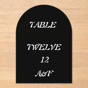 Invitaciones Acrílicas Decoración de tabla boda