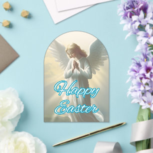 Invitaciones Acrílicas Deseándole una Feliz Pascua