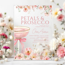 Despedida de soltera con pétalos rosados y prosecc