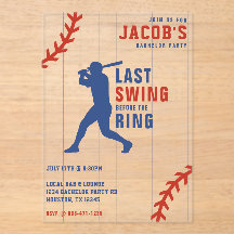 Despedida de Soltero de Béisbol Último Swing Antes