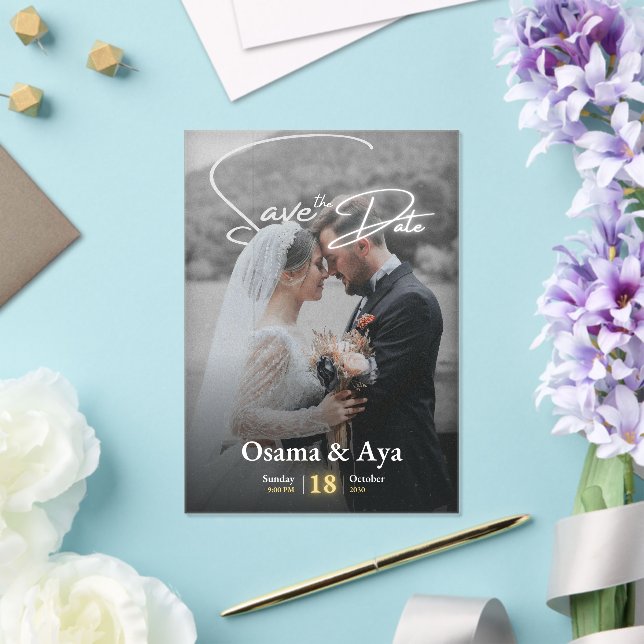 INVITACIONES ACRÍLICAS DÍA DE BODAS 2026 (Insitu (Boda))