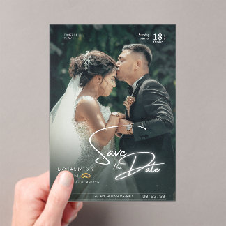 INVITACIONES ACRÍLICAS DÍA DE BODAS 2026