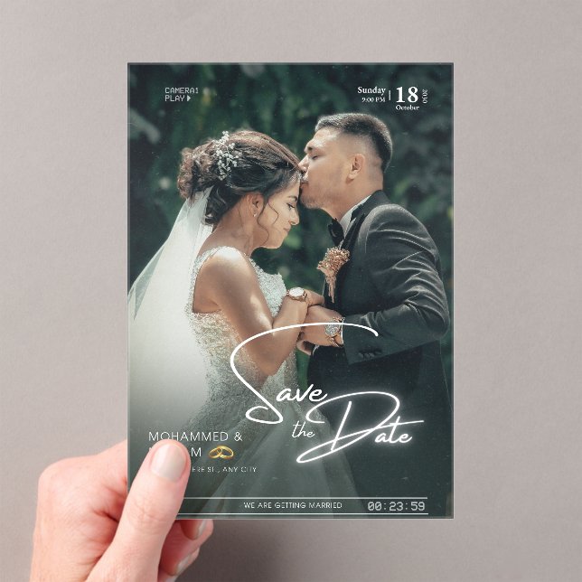 INVITACIONES ACRÍLICAS DÍA DE BODAS 2026 (Insitu (portátil))