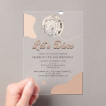 Invitaciones Acrílicas Discoteca Retro Groovy 30 Fiesta de cumpleaños<br><div class="desc">Nuestras invitaciones para la fiesta de cumpleaños 30 de personalizado Retro Grovy Disco son la manera perfecta de anunciar su celebración especial de hitos. Diseñadas con un estilo retro de los años 70 y tonos pastel suaves, estas invitaciones son personalizable con tu toque personal. Elija entre varias plantillas, tipos de...</div>