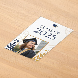 Invitaciones Acrílicas Diseño de Clase Elegante de 2025
