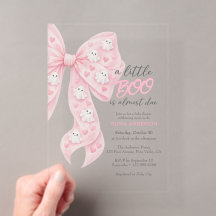 Ducha de Baby Shower de Halloween Little Boo Almos