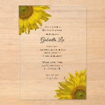 Ducha de novias de girasoles amarillos