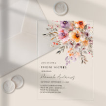 Ducha nupcial de flores y flores