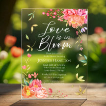 El amor está en flor | Riego de flores de acuarela