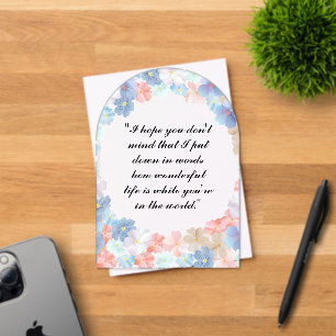 Invitaciones Acrílicas El amor puro como flor