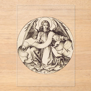 Invitaciones Acrílicas El Ángel de San Mateo - Símbolo de Arte Fino