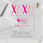 Invitaciones Acrílicas El día de San Valentín de abrazos y besos (XOXO)<br><div class="desc">Celebra un especial cumpleaños con estilo con estas invitaciones acrílicas simples pero a la vez modernas. El diseño es fácil de personalizar y sus invitados estarán encantados cuando reciban estas súper modas invitadas por fiestas. Se pueden encontrar elementos fiestas coincidentes en la colección.</div>