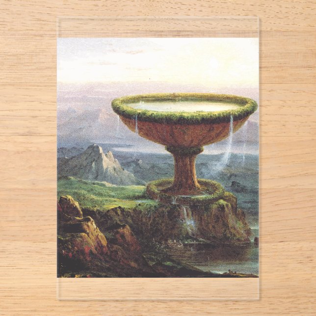 Invitaciones Acrílicas El goblet del Titan de Thomas Cole (Anverso)