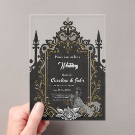 Invitaciones Acrílicas El lujo y el romance.