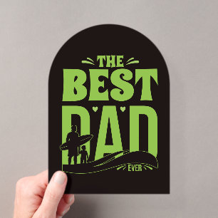 Invitaciones Acrílicas El Mejor Papá del Mundo