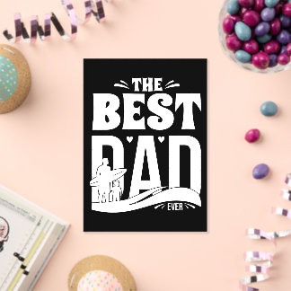 Invitaciones Acrílicas El Mejor Papá del Mundo - Padre e Hijo