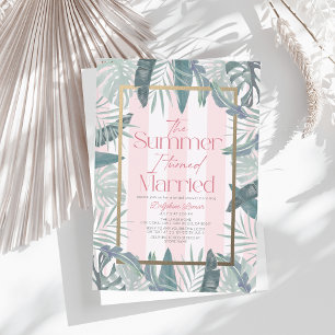 Invitaciones Acrílicas El verano en que me casé con el Resort Bridal Show