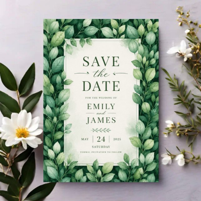Invitaciones Acrílicas Elegant Greenery Eucalyptus Botanical  (Subido por el creador)