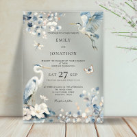Elegante Boda de Floración de la Perla Azul