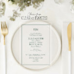 Invitaciones Acrílicas Elegante Boda de Monograma Clásico Verde Esmeralda<br><div class="desc">Esta refinada invitación a la boda acrílica exuda elegancia intemporal, combinando sofisticación clásica con un toque personal. Con un impresionante escudo de monograma verde esmeralda, invita a los invitados a celebrar el matrimonio de la novia y el novio. El diseño fresco y minimalista se complementa con una elegante tipografía, marcando...</div>