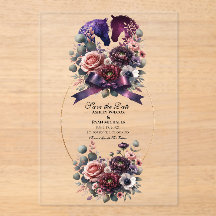 Elegante Boda ecuestre acuarela