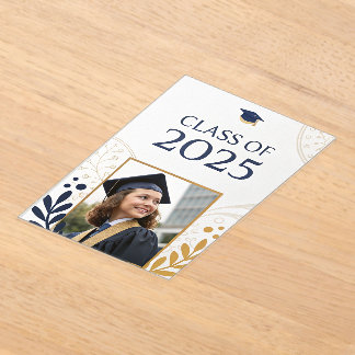 Invitaciones Acrílicas Elegante Clase de Diseño 2025