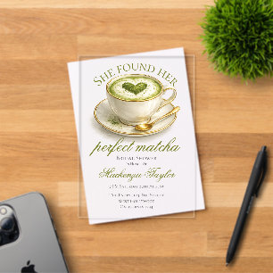 Invitaciones Acrílicas Ella Encontró su Despedida de Soltera Perfecta Mat