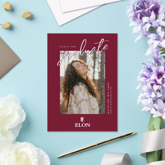 Invitaciones Acrílicas Elon | Graduado 20XX (Insitu (Boda))