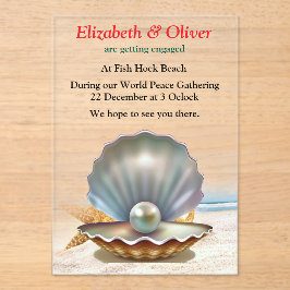 Invitaciones Acrílicas Encuentro de Navidades de la Paz Enseñando