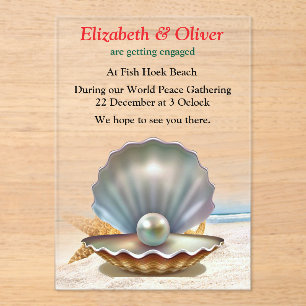 Invitaciones Acrílicas Encuentro de Navidades de la Paz Enseñando