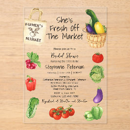 Invitaciones Acrílicas Está recién salida del mercado para la ducha de no