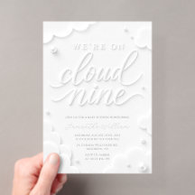 Estamos en la nube nueve Fiesta de Baby Shower de 