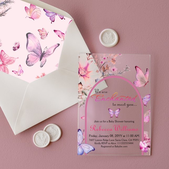 Invitaciones Acrílicas Estamos encantados de conocer Baby Shower de marip (Subido por el creador)