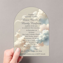 Invitaciones Acrílicas Ethereal Bliss