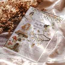 Fairy First Birday Woodland Floral